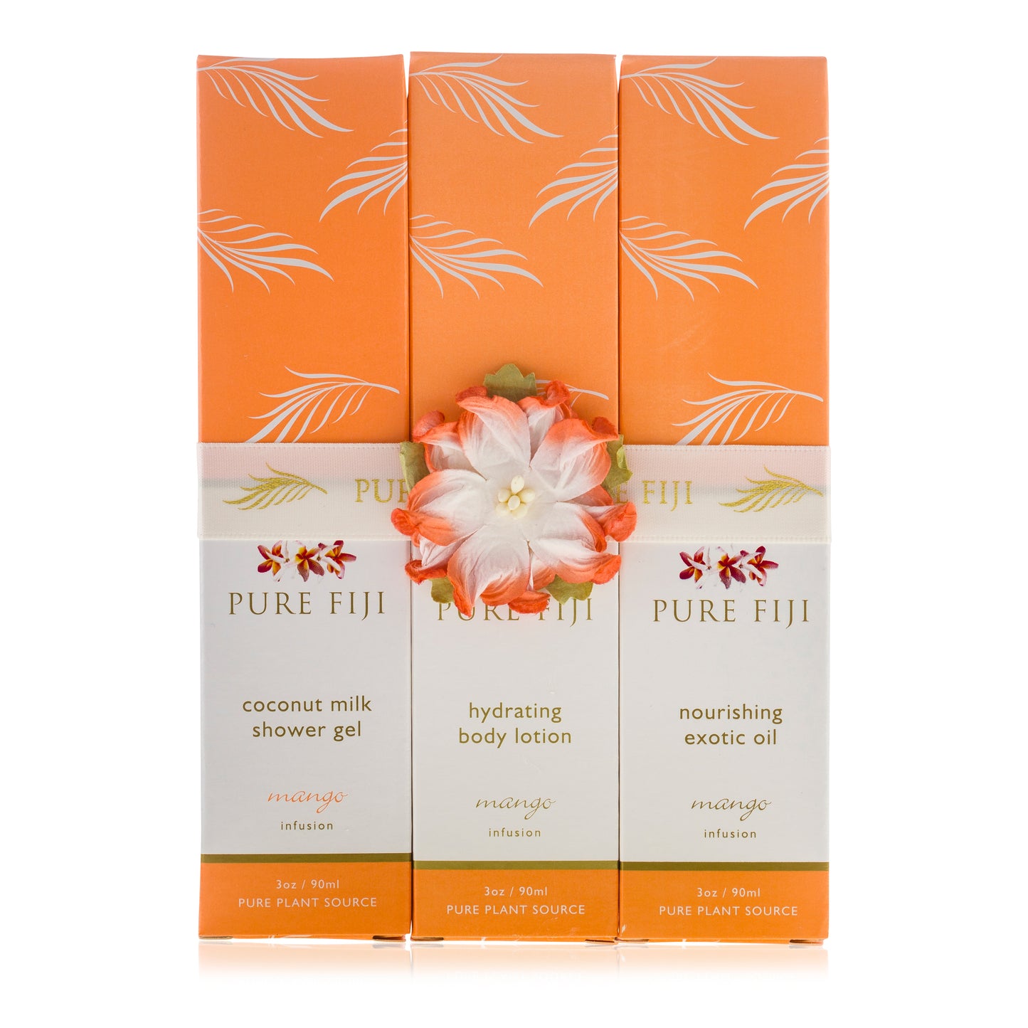 Pure Fiji - Trio Gift pack - Mango - (90ml shower gel, body lotion, exotic oil)