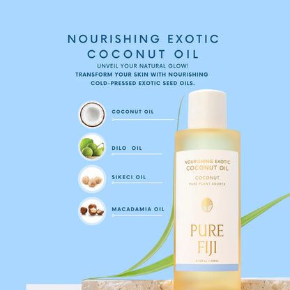 Pure Fiji - Exotic Oil 230ml - Coconut Milk & Honey NEW